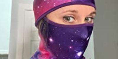 Ski Girl in Mask